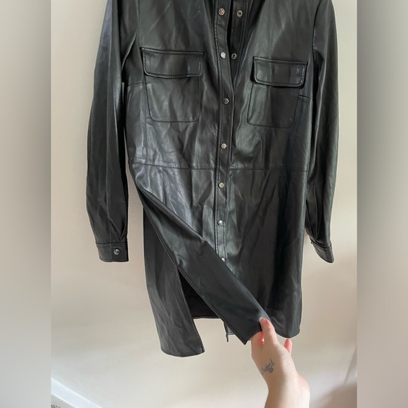 *SOLD* Anne Klein Vegan Leather Jacket - Picture 8 of 8
